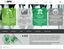 Tablet Screenshot of dfk.pt