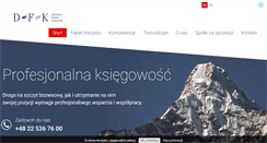 Desktop Screenshot of dfk.pl