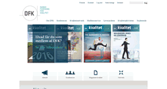 Desktop Screenshot of dfk.dk